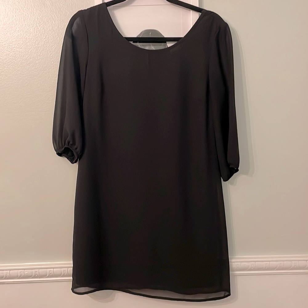 Black Dress with Bow Detail in Back